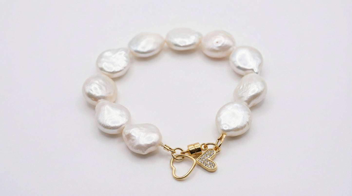 Luna Coin Pearl Bracelet