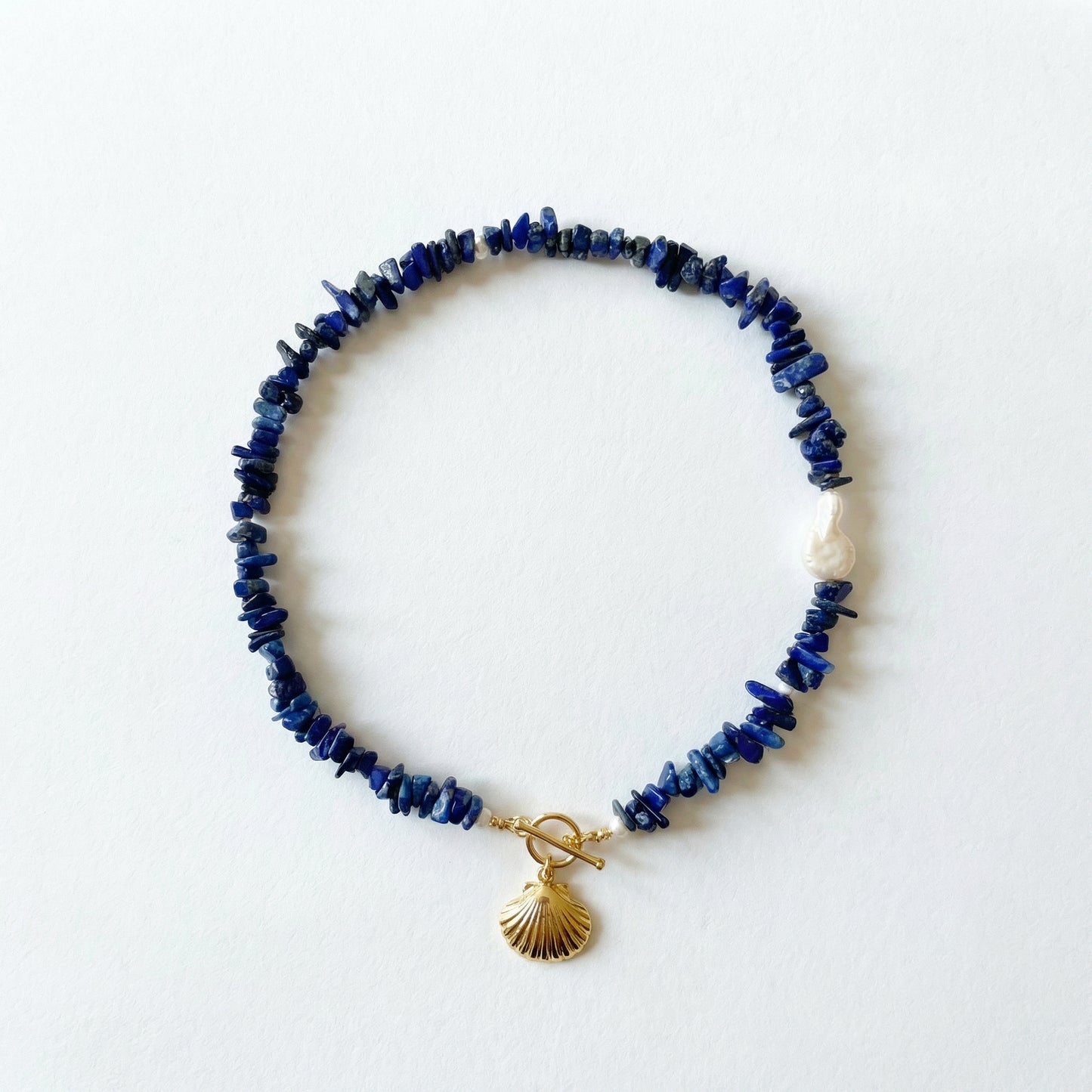 Charm Lapis Necklace