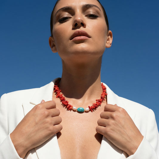 Solea Turquoise Aura Necklace