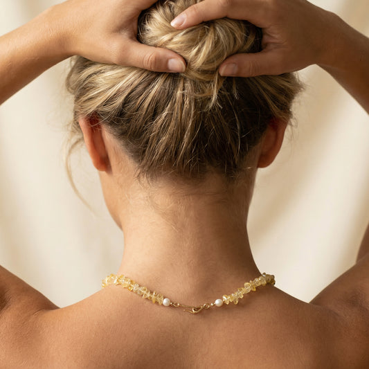 Citrine Chips Necklace
