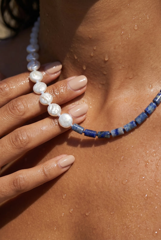 Blue Brezee Necklace