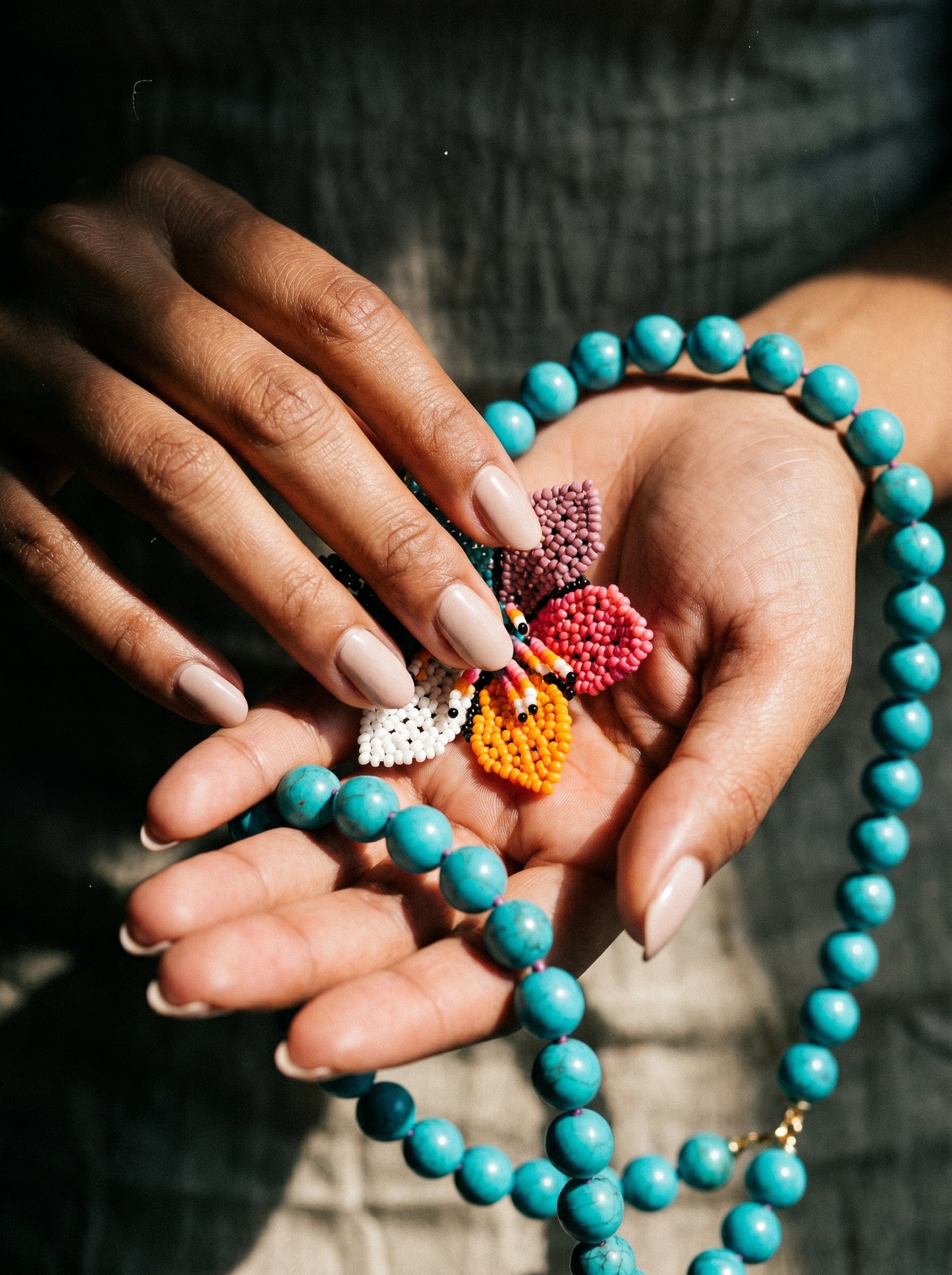Turquoise Bloom Necklace