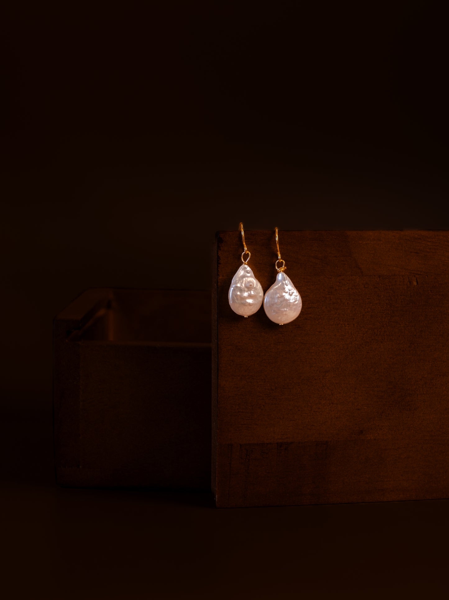 Moonlit Pearl Earrings