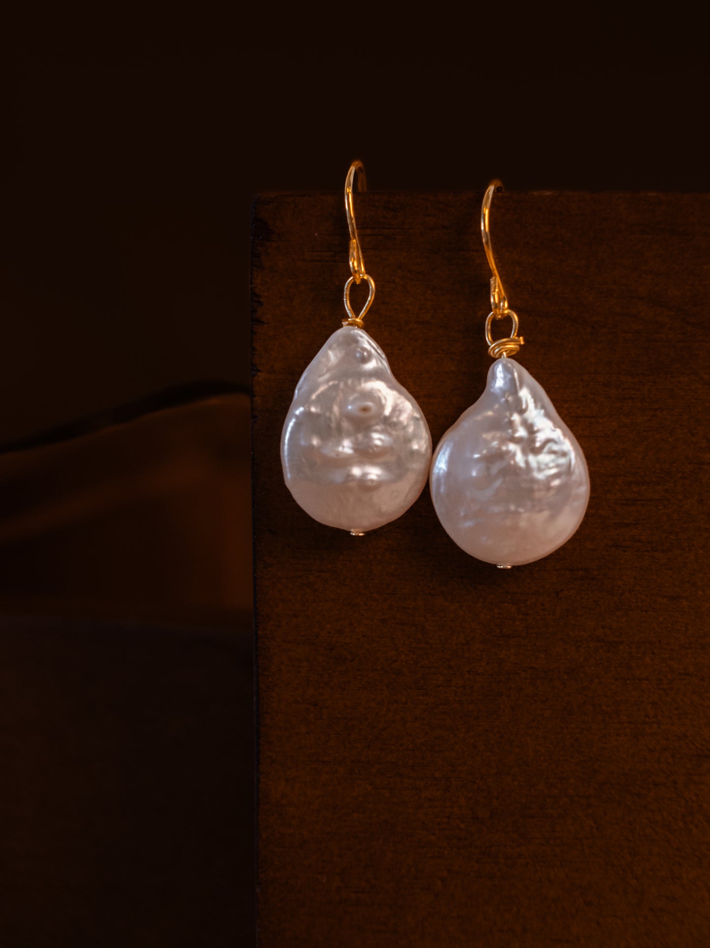 Moonlit Pearl Earrings