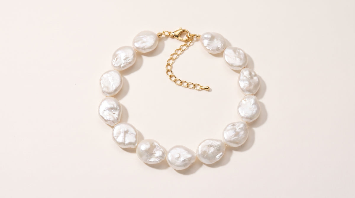 The Poise Coin Pearl Bracelet