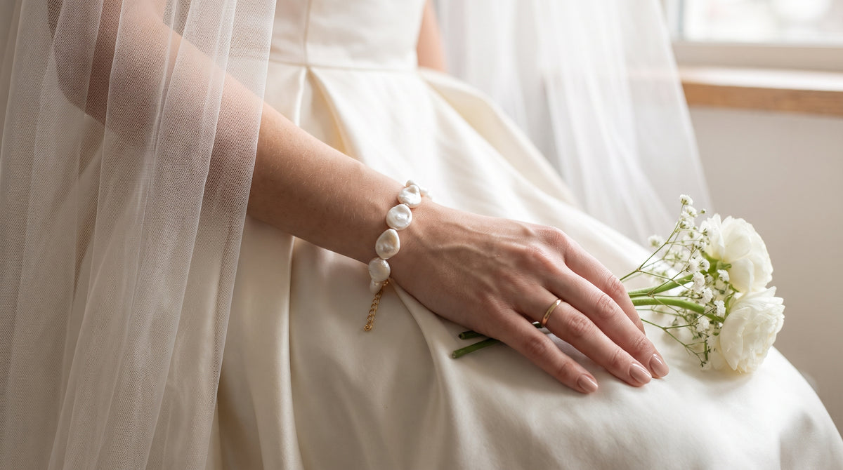 The Poise Coin Pearl Bracelet