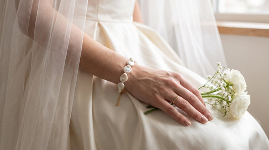 The Poise Coin Pearl Bracelet