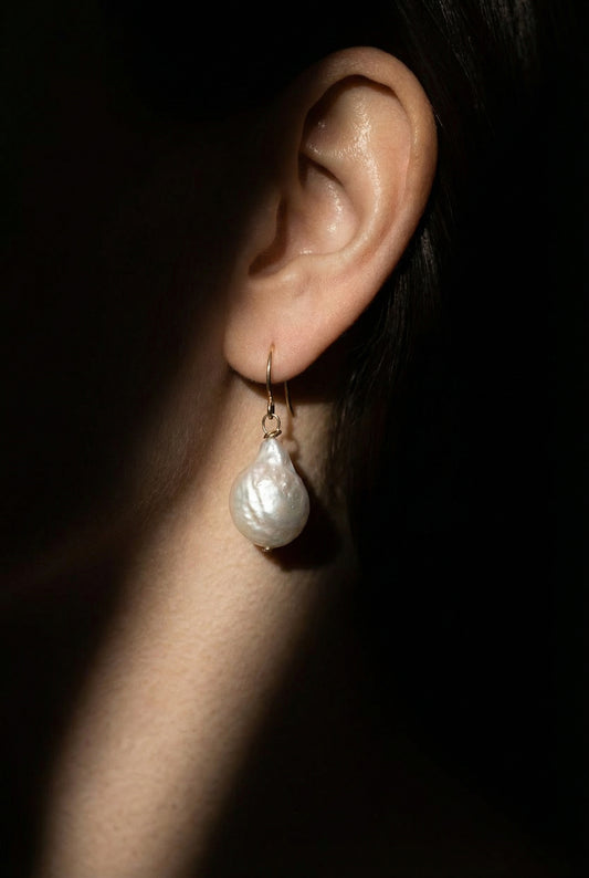 Moonlit Pearl Earrings