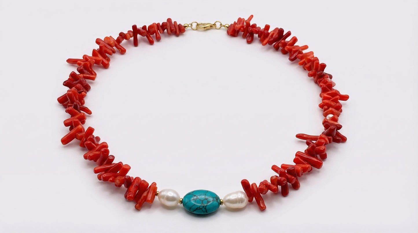 Solea Turquoise Aura Necklace