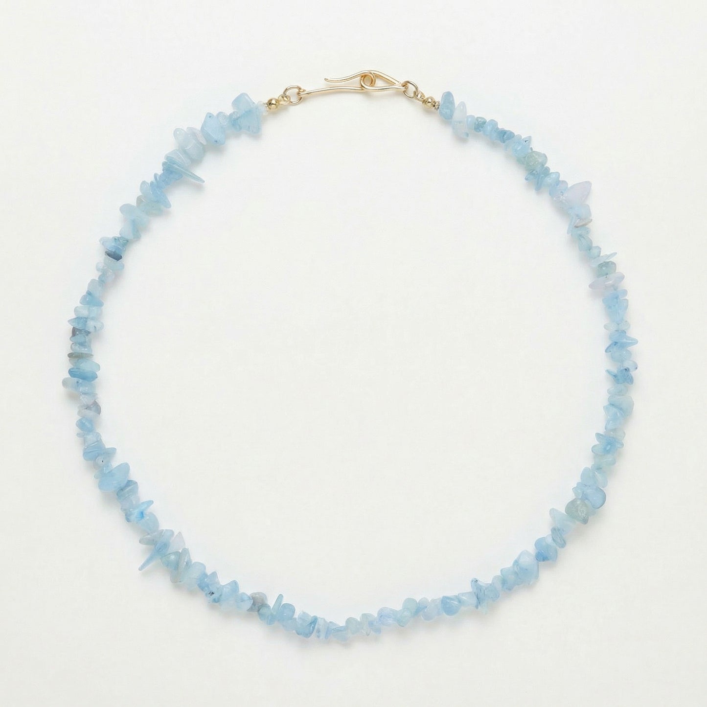 Aquamarine Chips Necklace