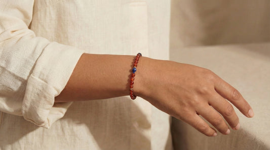 Agate Lapis Bracelet
