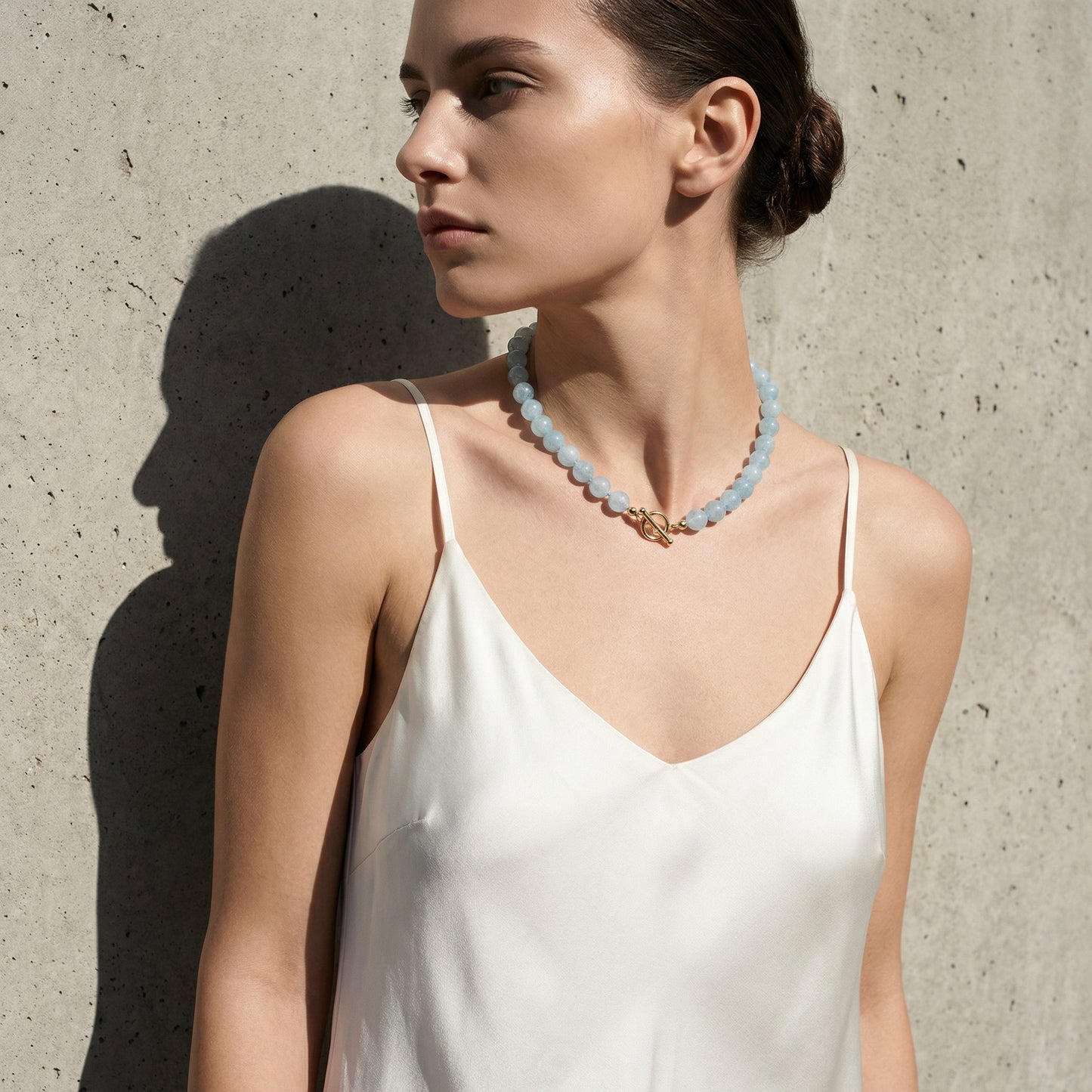 Pure Aquamarine Necklace