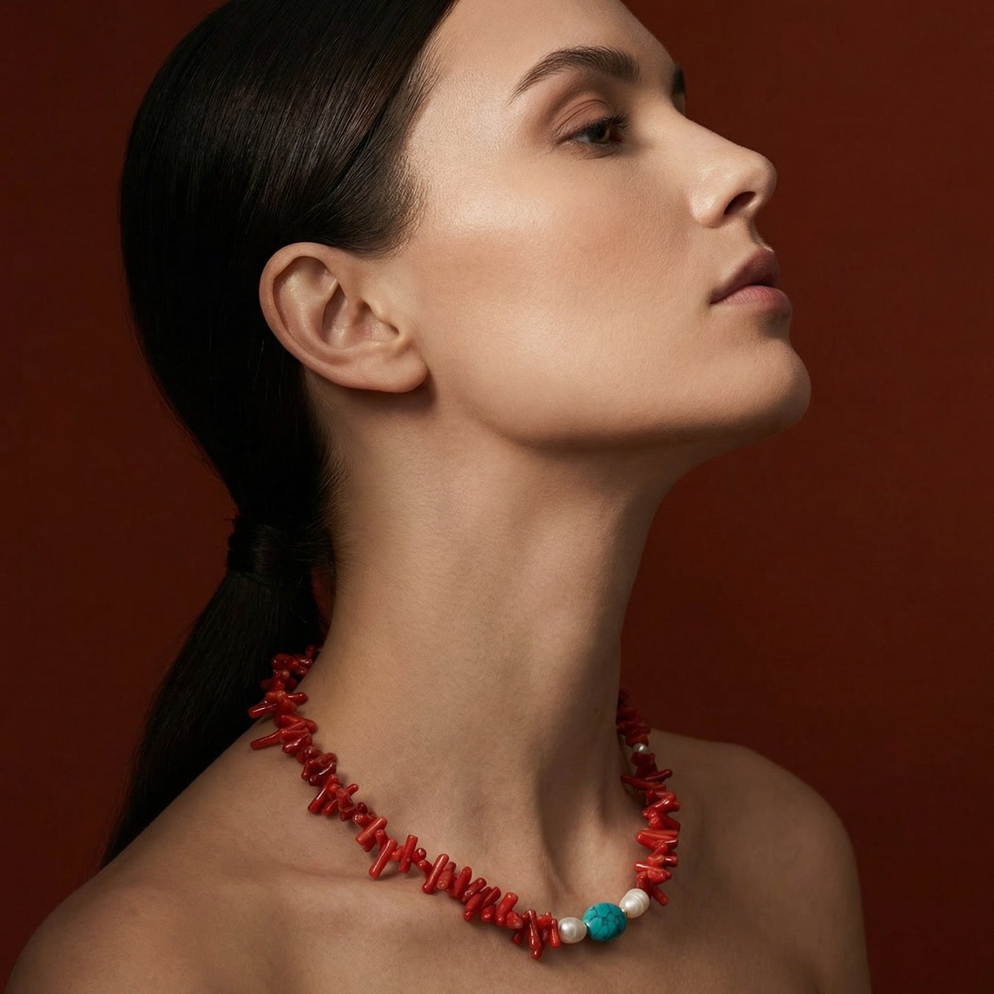 Solea Turquoise Aura Necklace