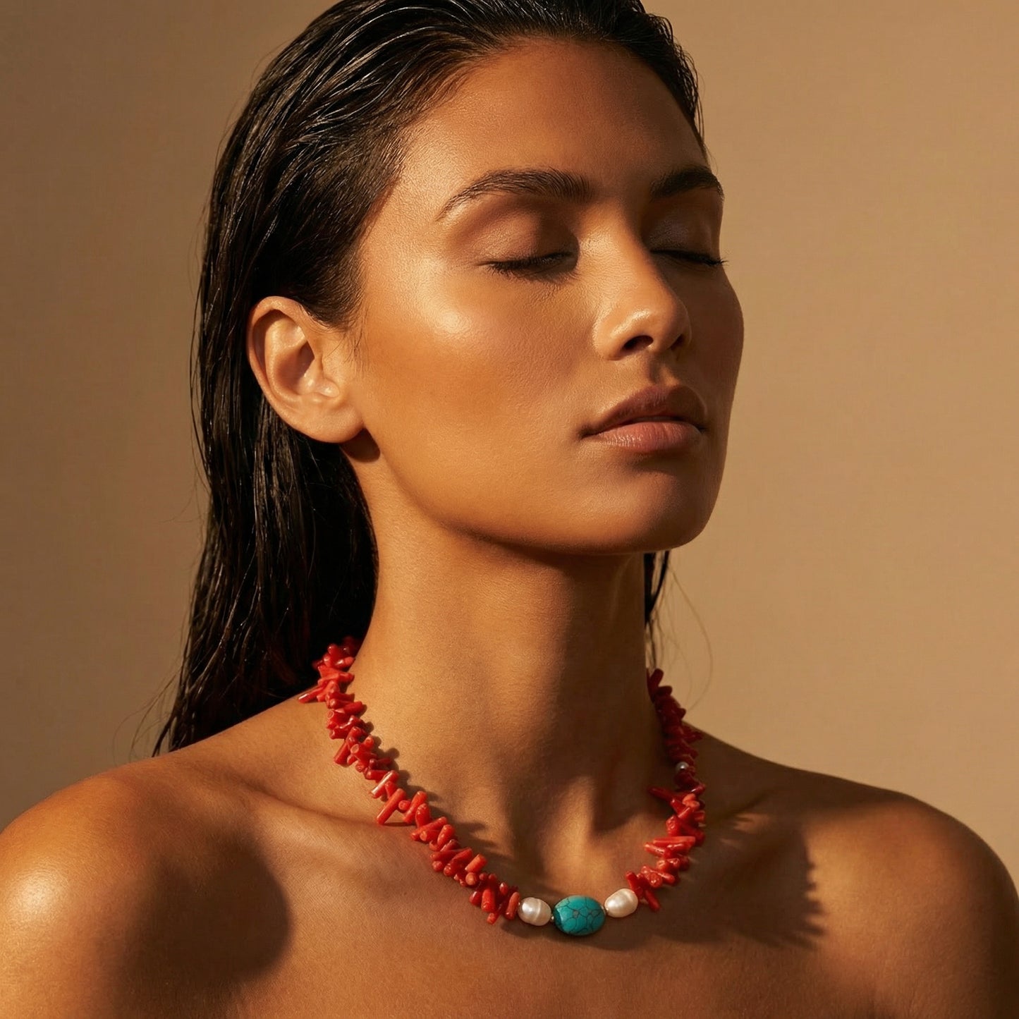 Solea Turquoise Aura Necklace