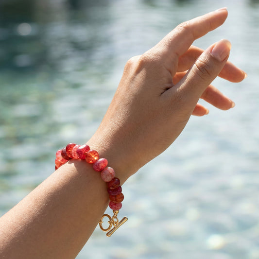 Blush Agate Bracelet