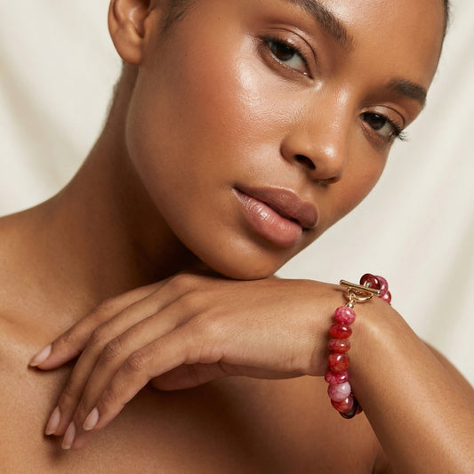 Blush Agate Bracelet