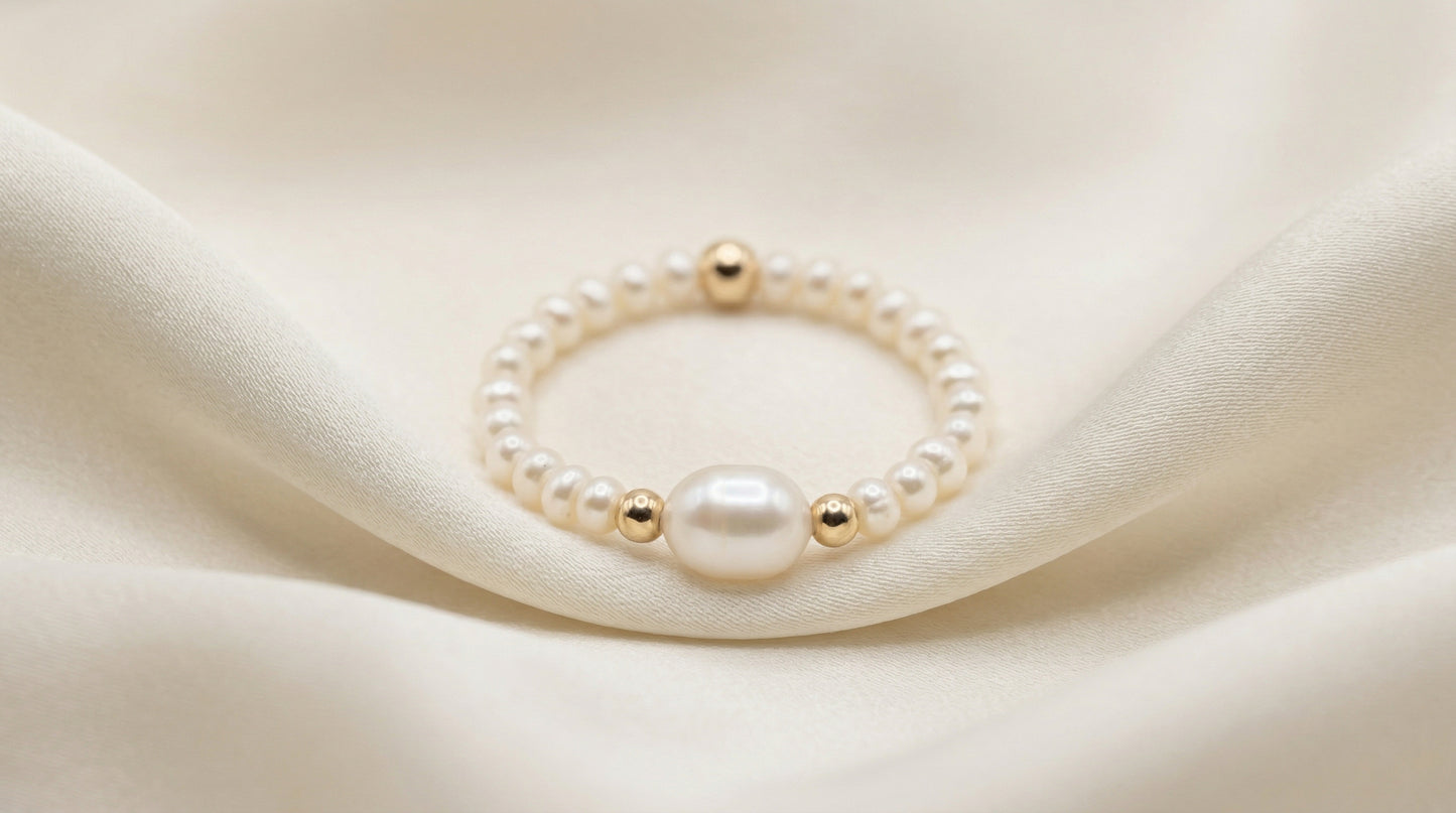 Single Pearl Ring