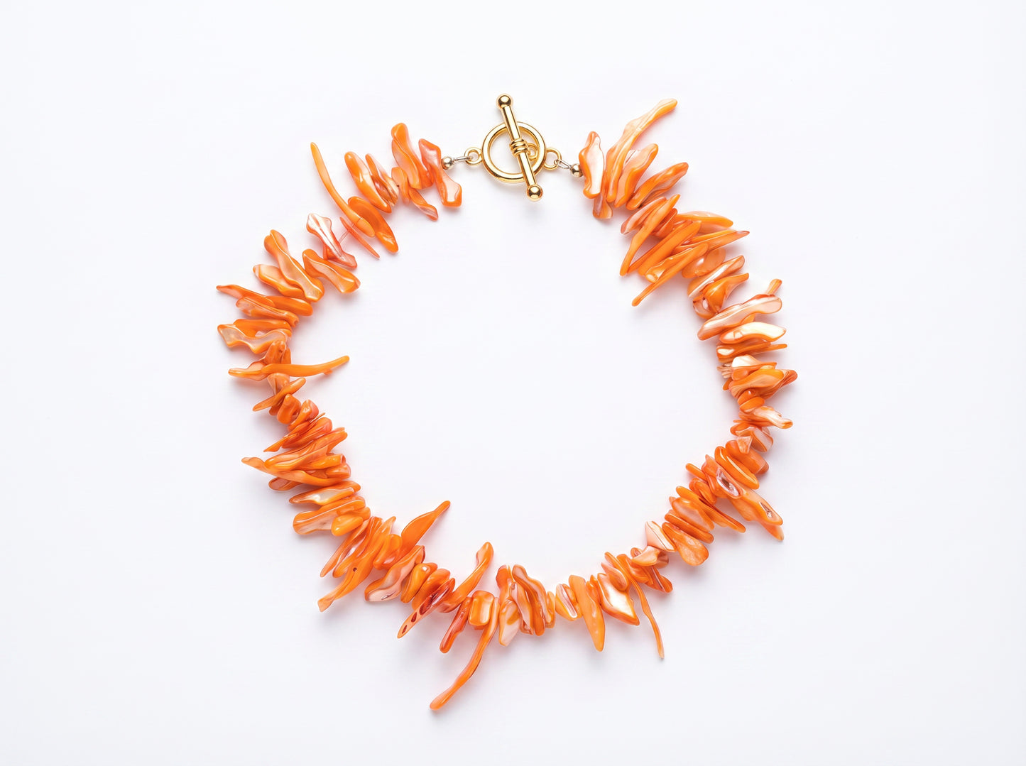 Orange Shell Necklace
