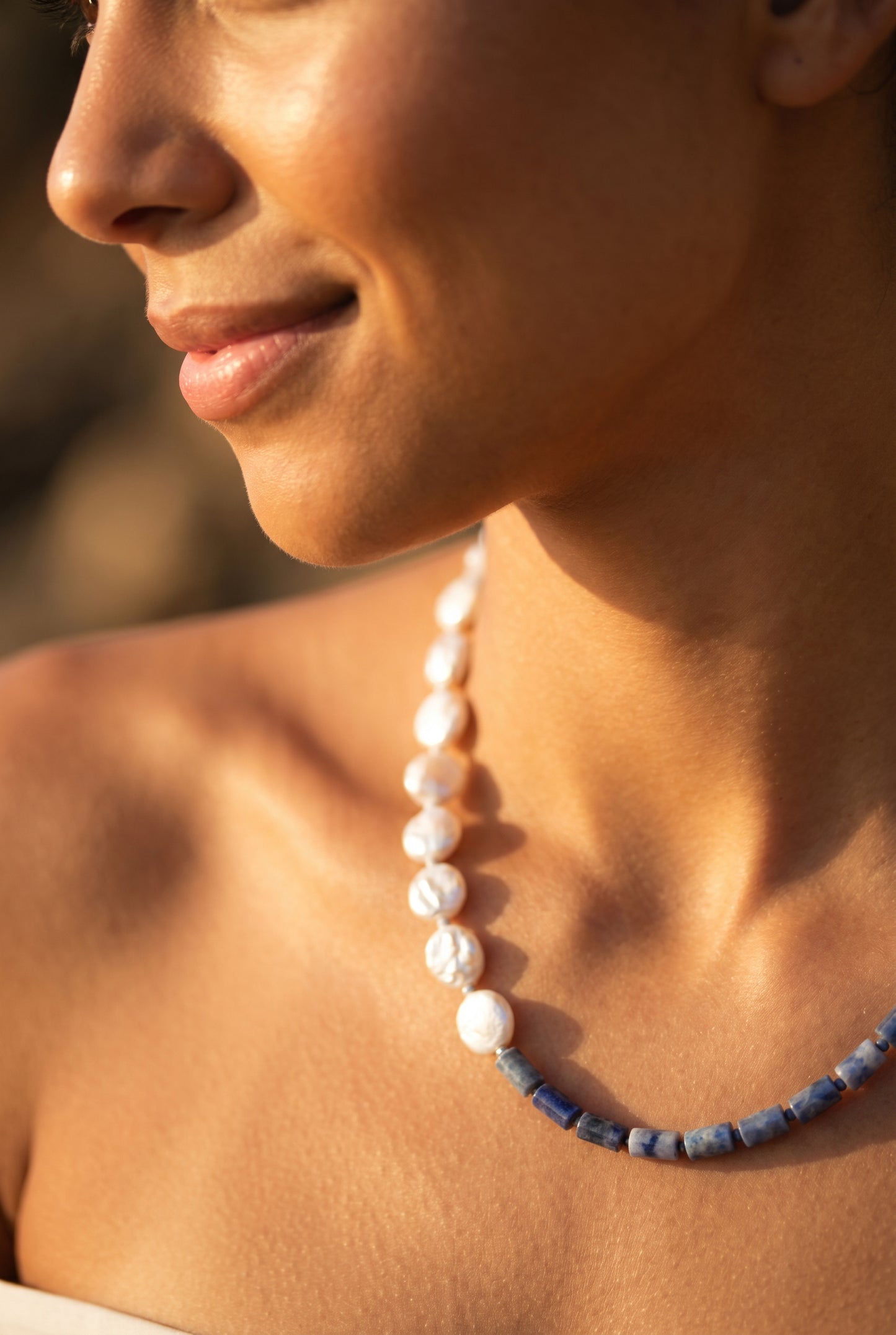Blue Brezee Necklace