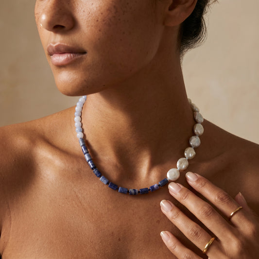 Blue Brezee Necklace