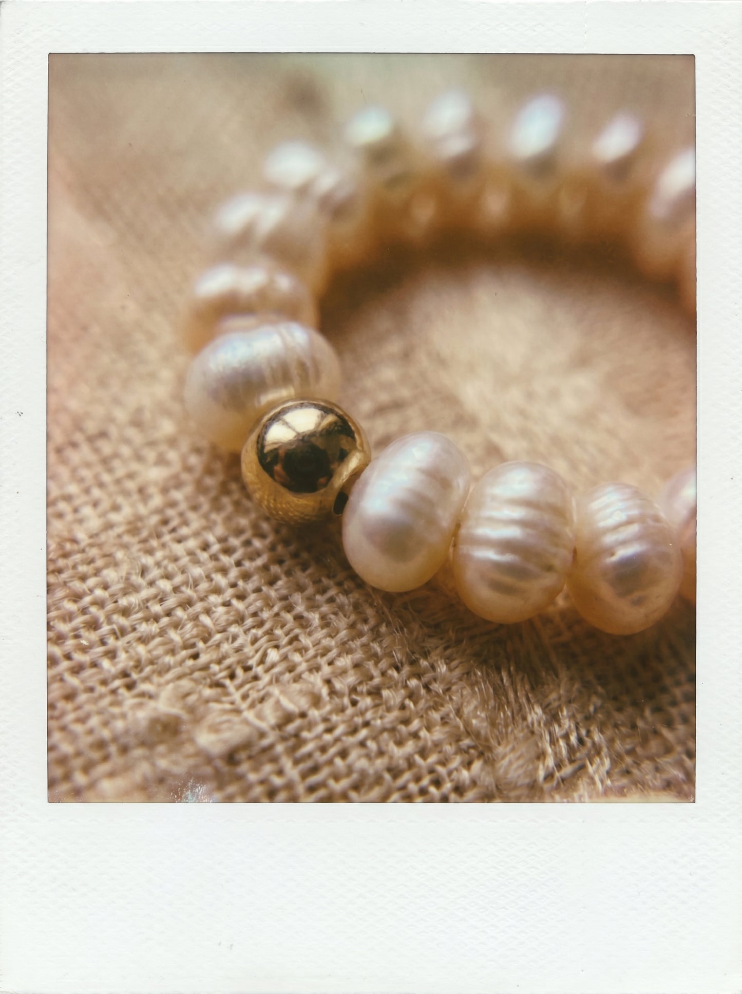 Pearl Rondelle Ring