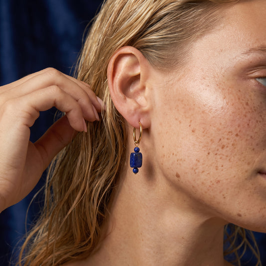 Lapis Riviera Earrings