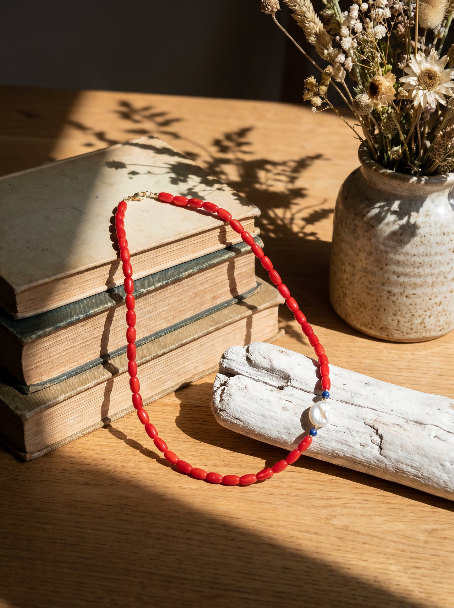 Summer Coral Statement Necklace