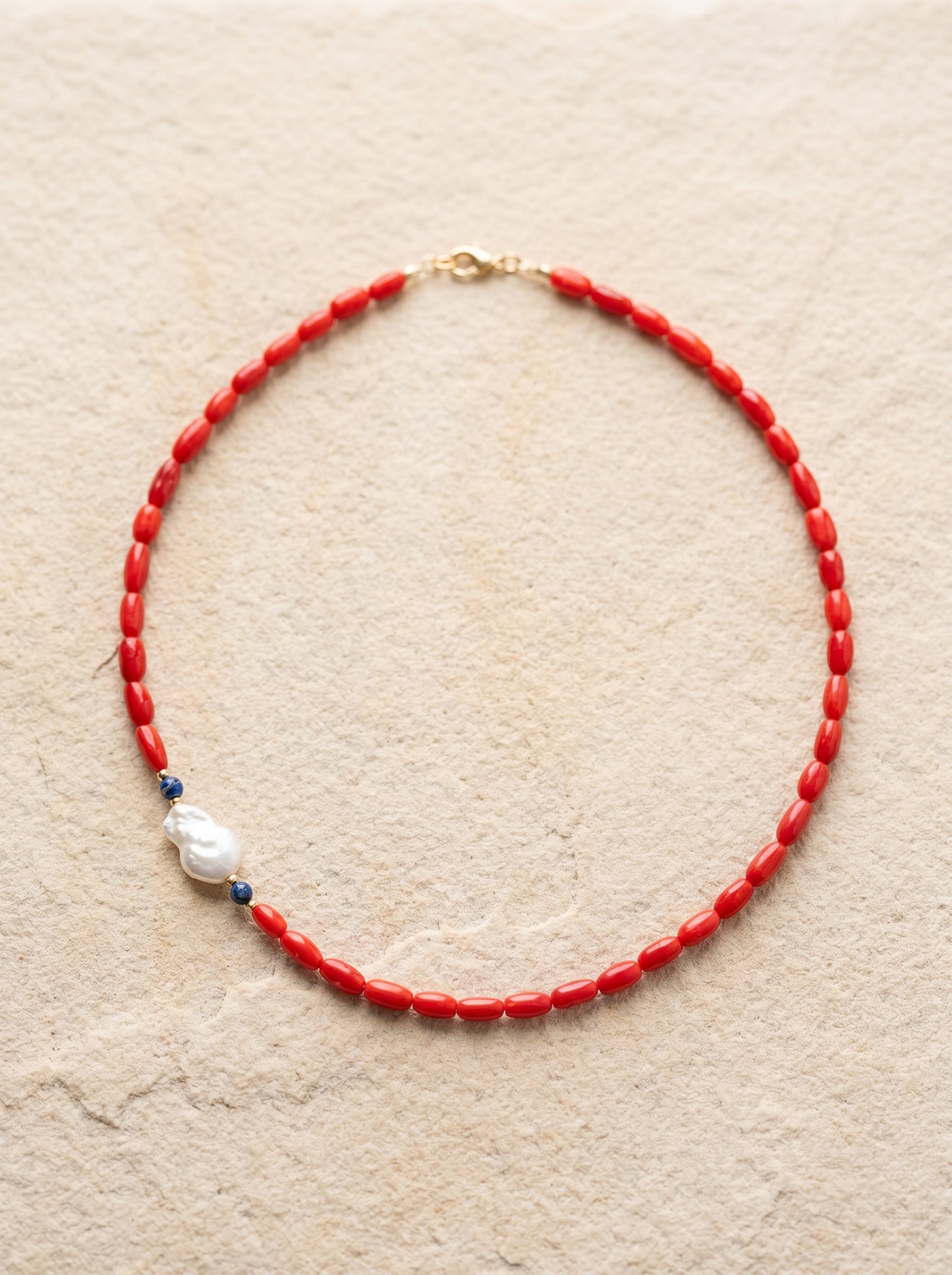 Summer Coral Statement Necklace