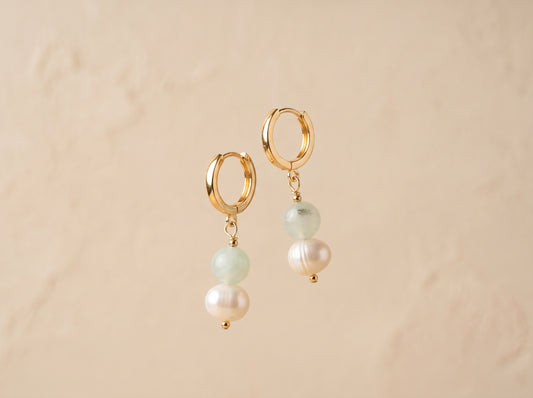 Lagoon Pearl Earrings