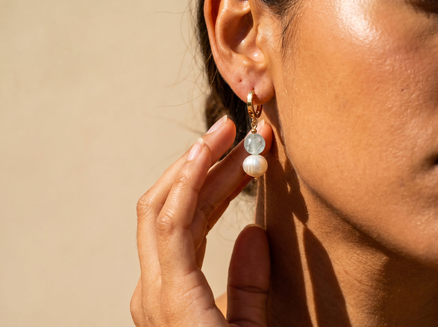 Lagoon Pearl Earrings