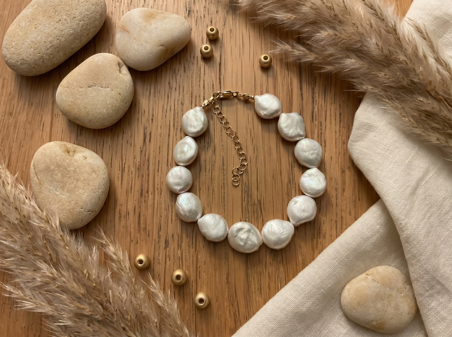 Coin Pearl Bracelet