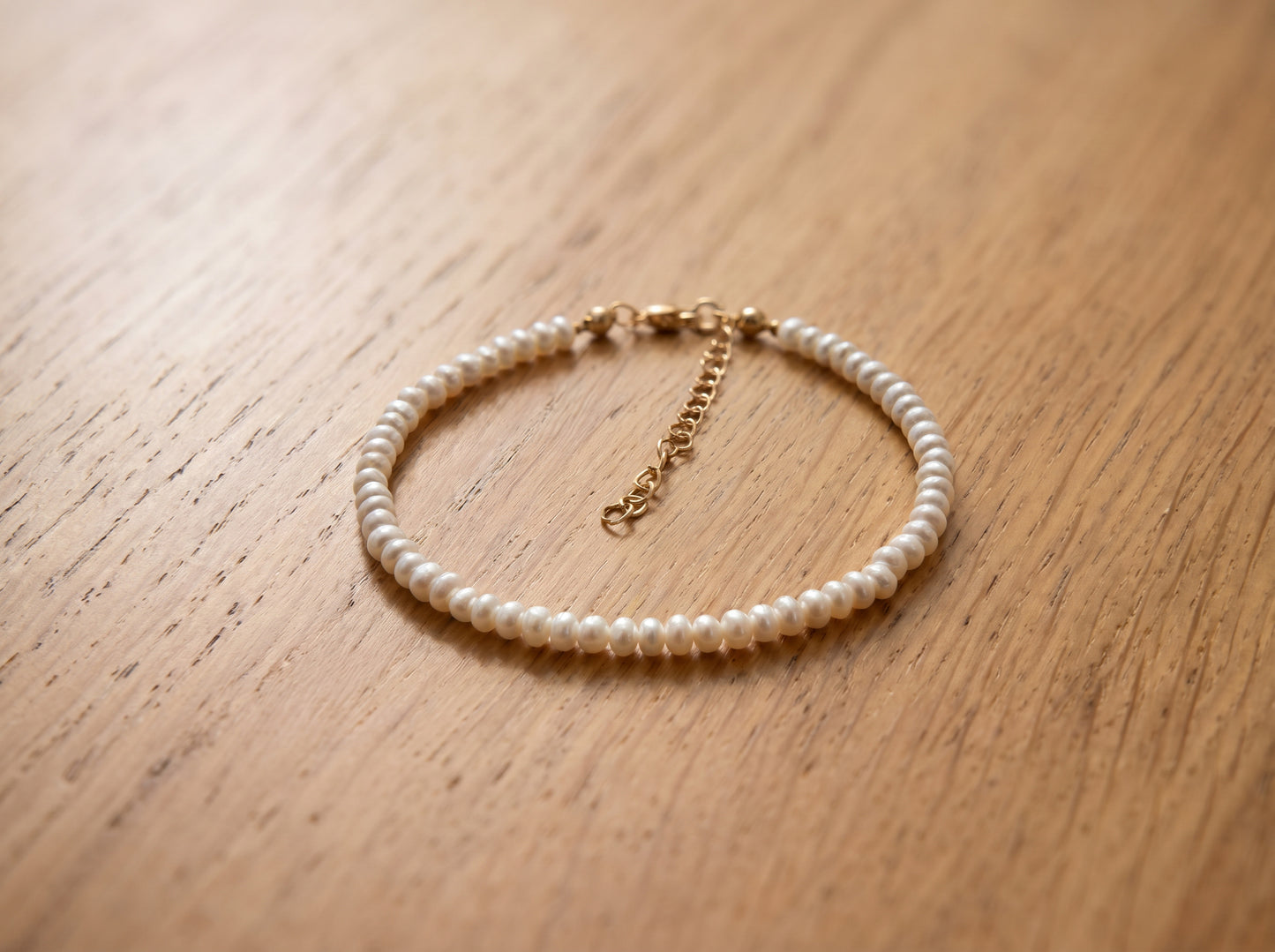 Classic Freshwater Pearl Bracelet (3.5–4 mm)