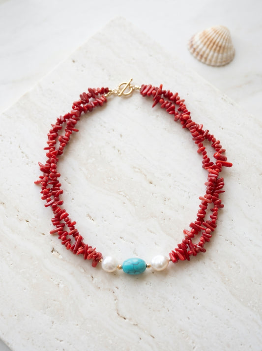 Coral Breeze Necklace