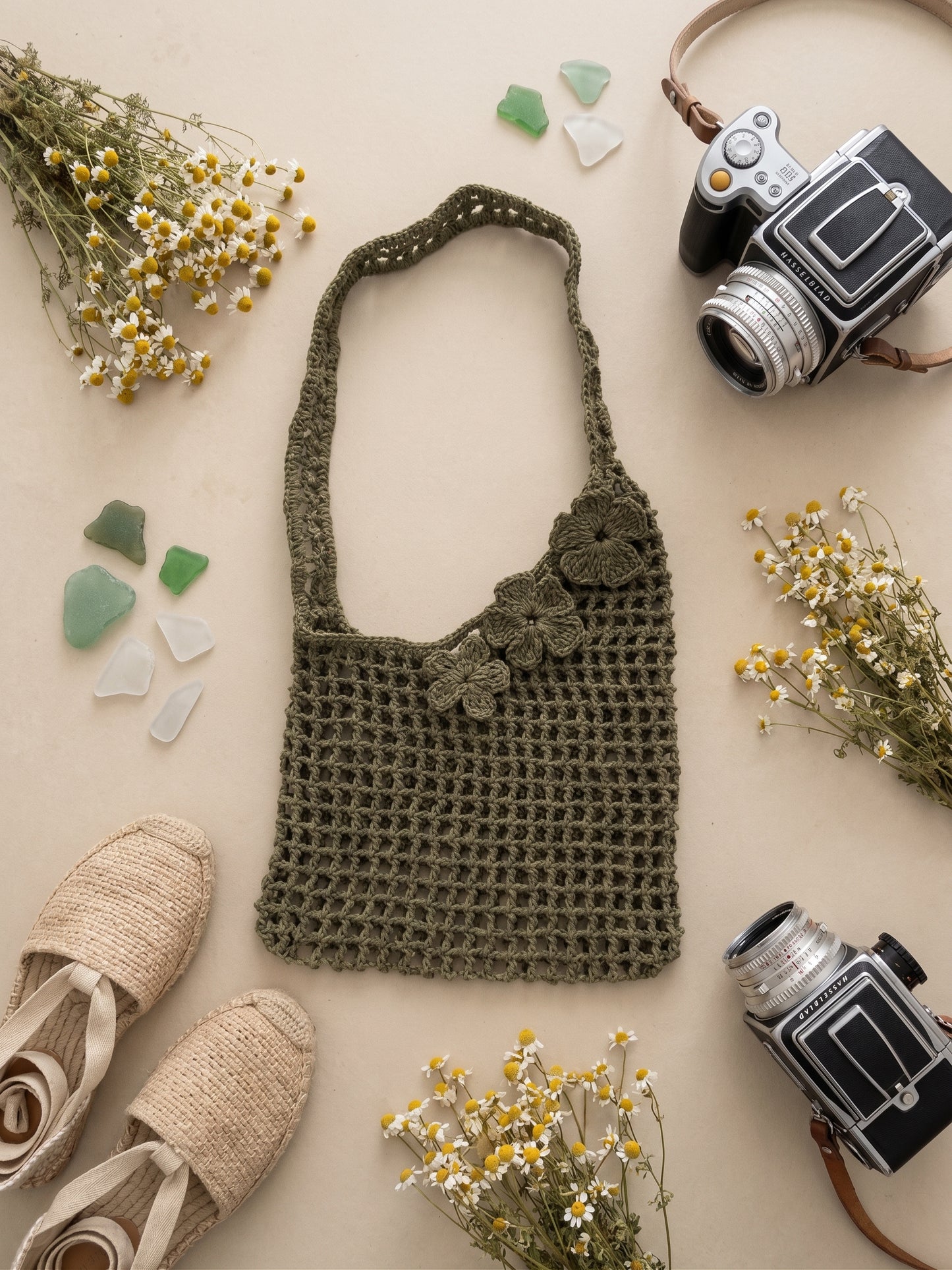 Olive Blossom Bag