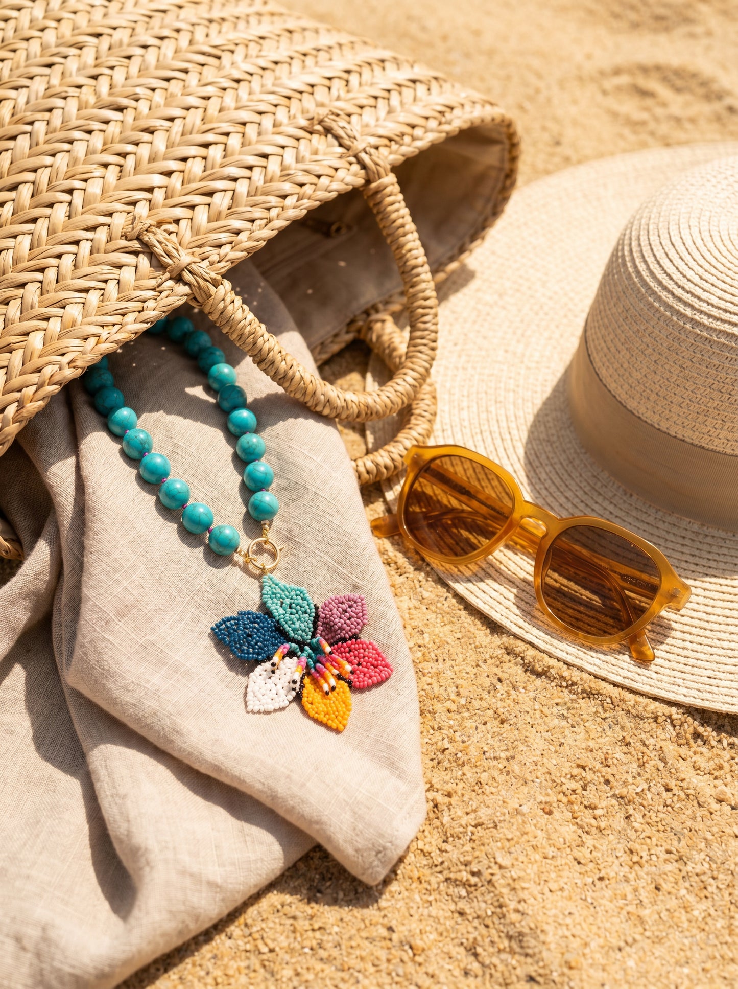 Turquoise Bloom Necklace