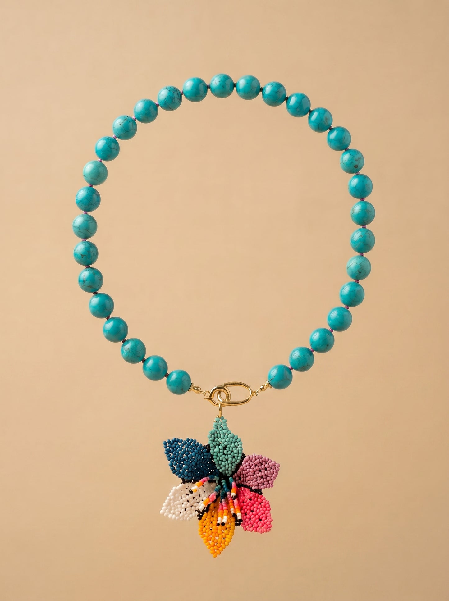 Turquoise Bloom Necklace