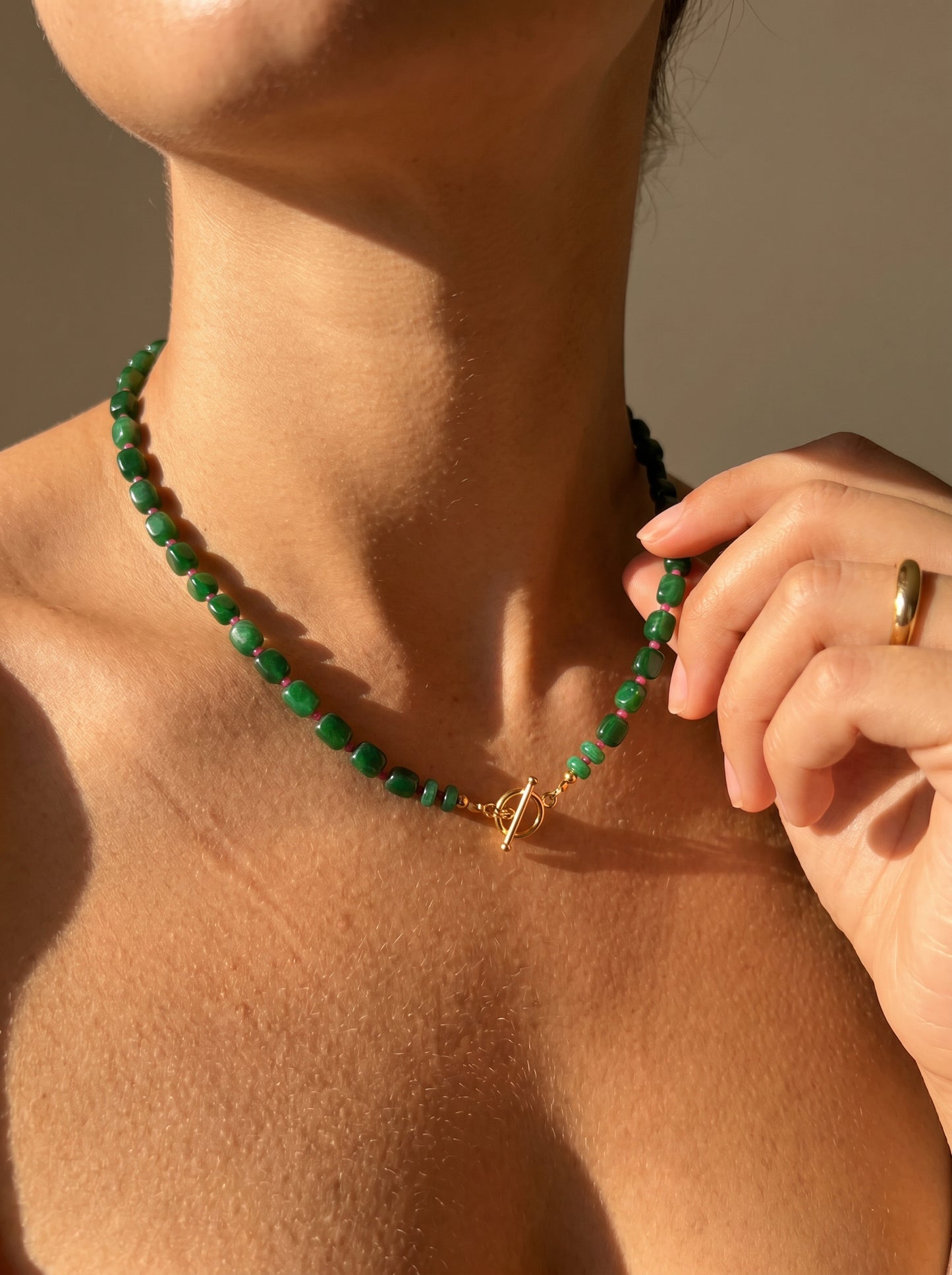 Verdant Flame Necklace