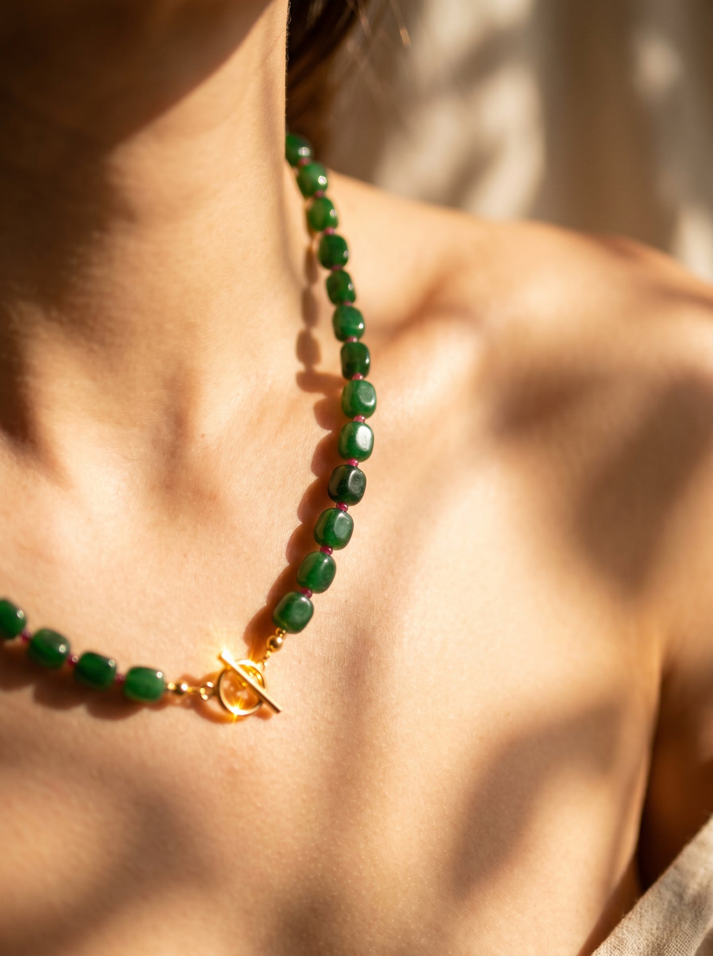 Verdant Flame Necklace