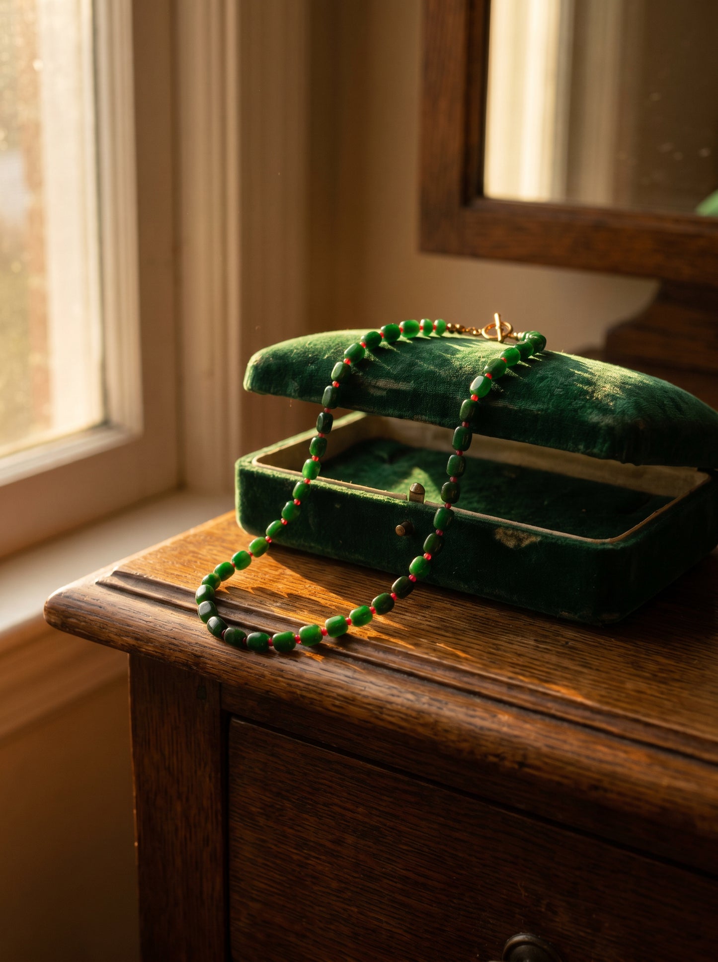 Verdant Flame Necklace