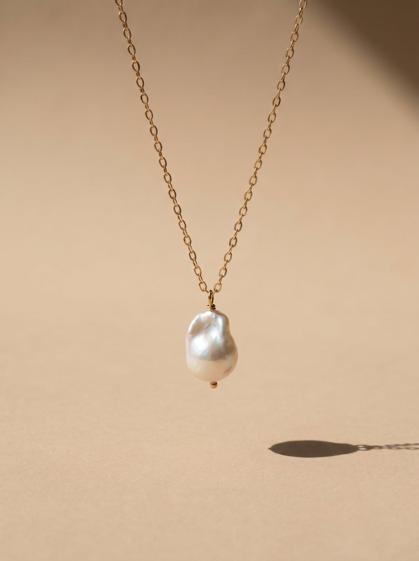 Handmade Baroque Freshwater Pearl Pendant