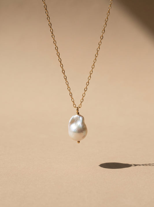 Handmade Baroque Freshwater Pearl Pendant