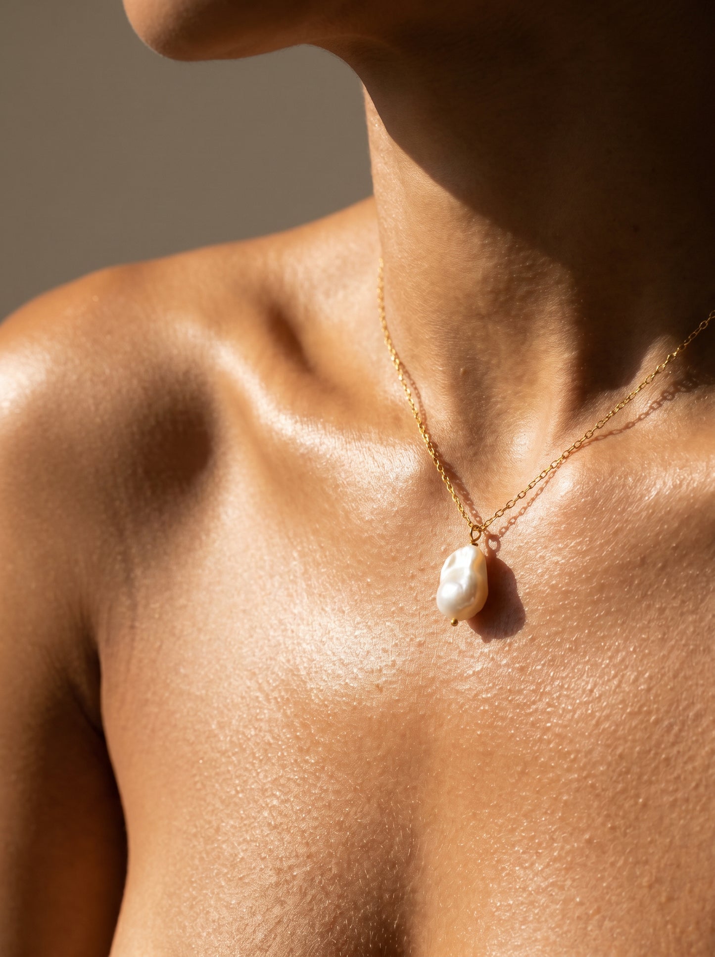 Handmade Baroque Freshwater Pearl Pendant