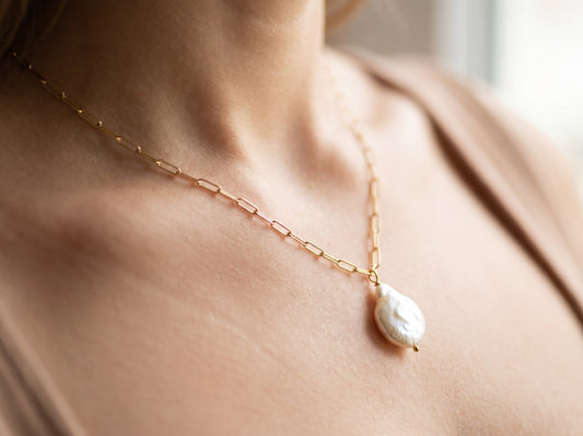 Coastal Pearl Necklace
