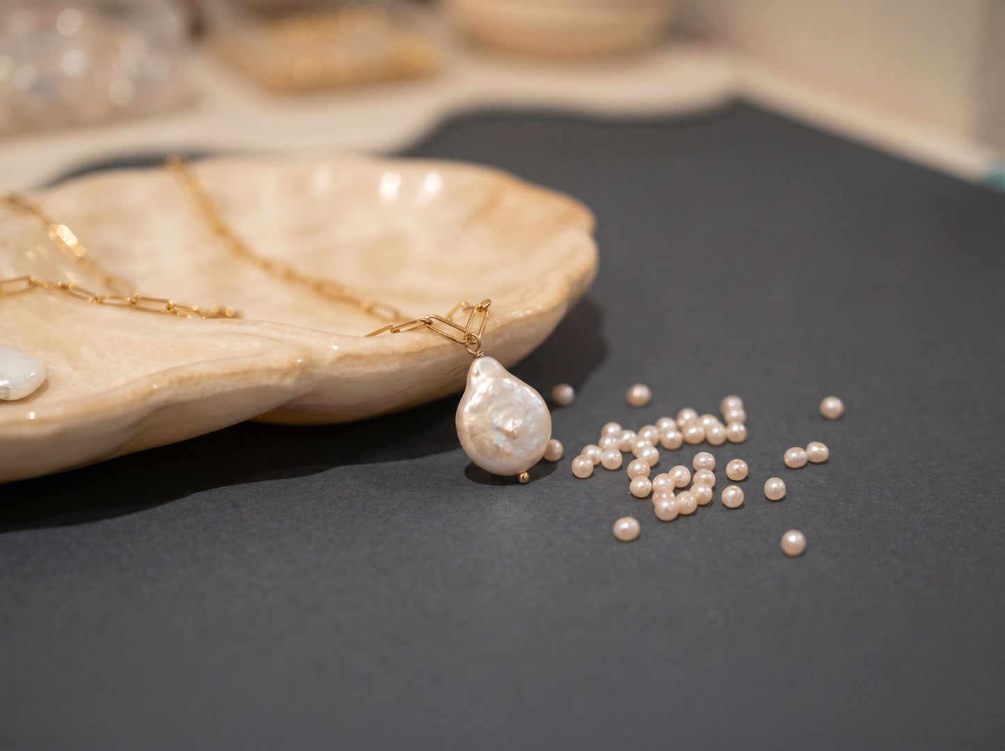 Coastal Pearl Necklace