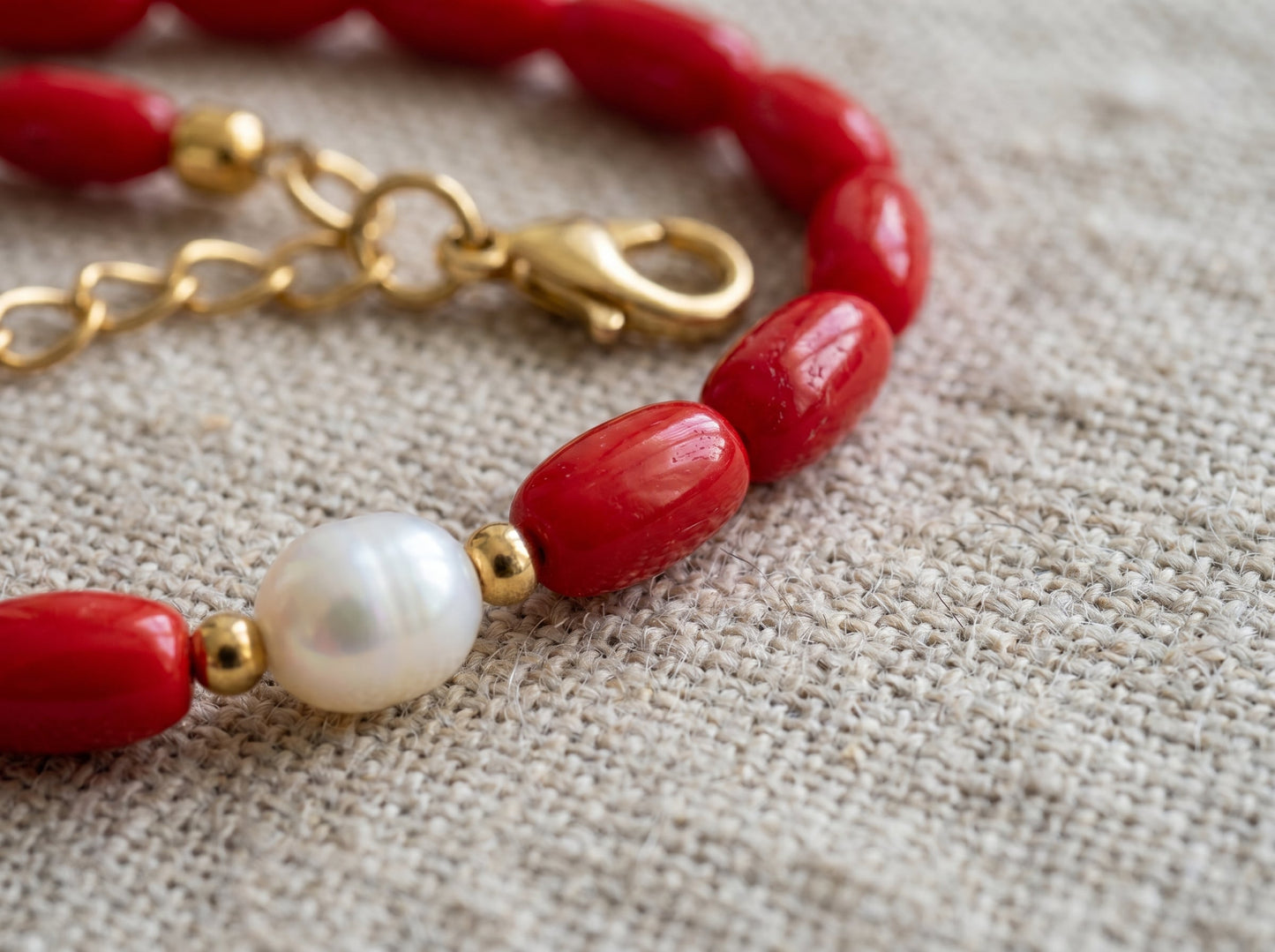 Red Coral Bracelet