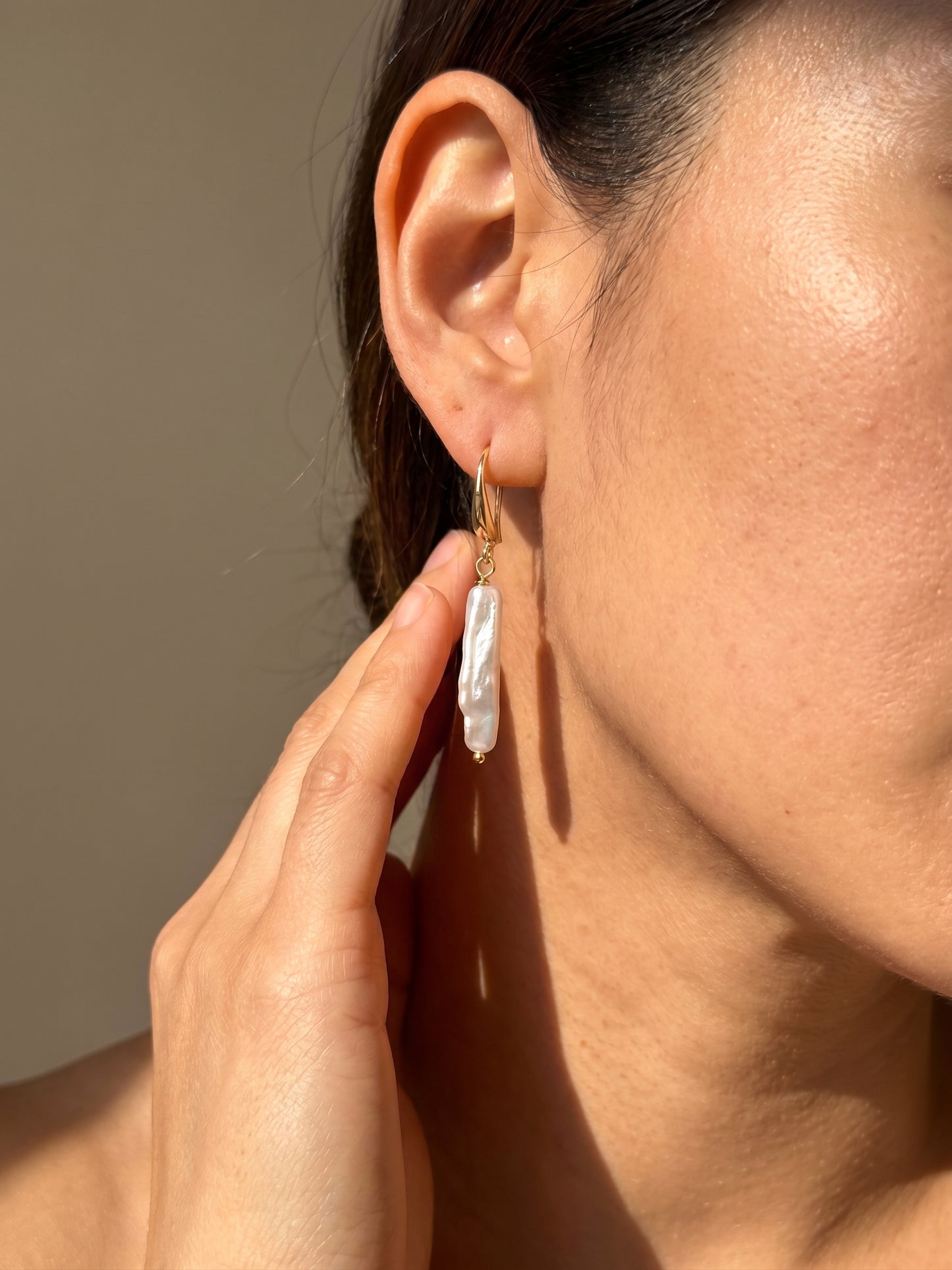 Baroque Freshwater Pearl Earrings