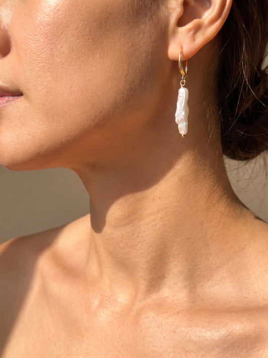 Baroque Freshwater Pearl Earrings