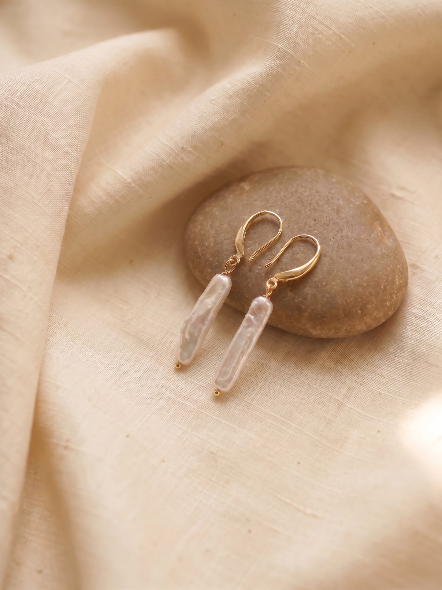 Baroque Freshwater Pearl Earrings