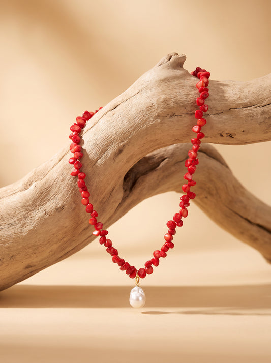 Coral Bloom Necklace