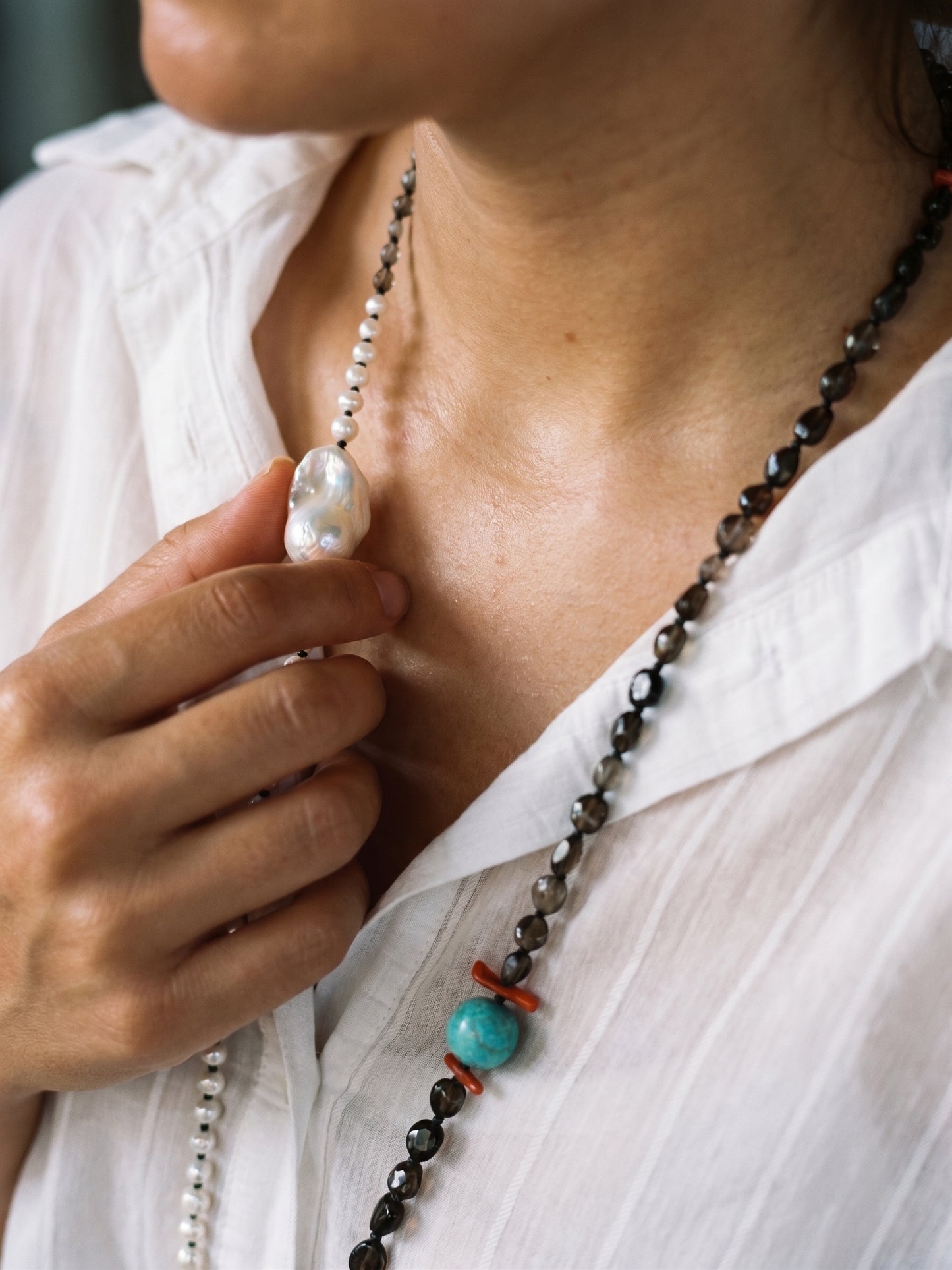 Nomad Pearl Necklace